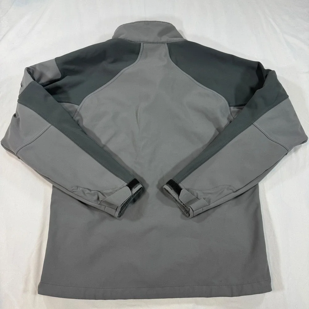 Marmot Gray‎ Softshell Full Zip Jacket Fleece Lined  Men's Medium Gorpcore